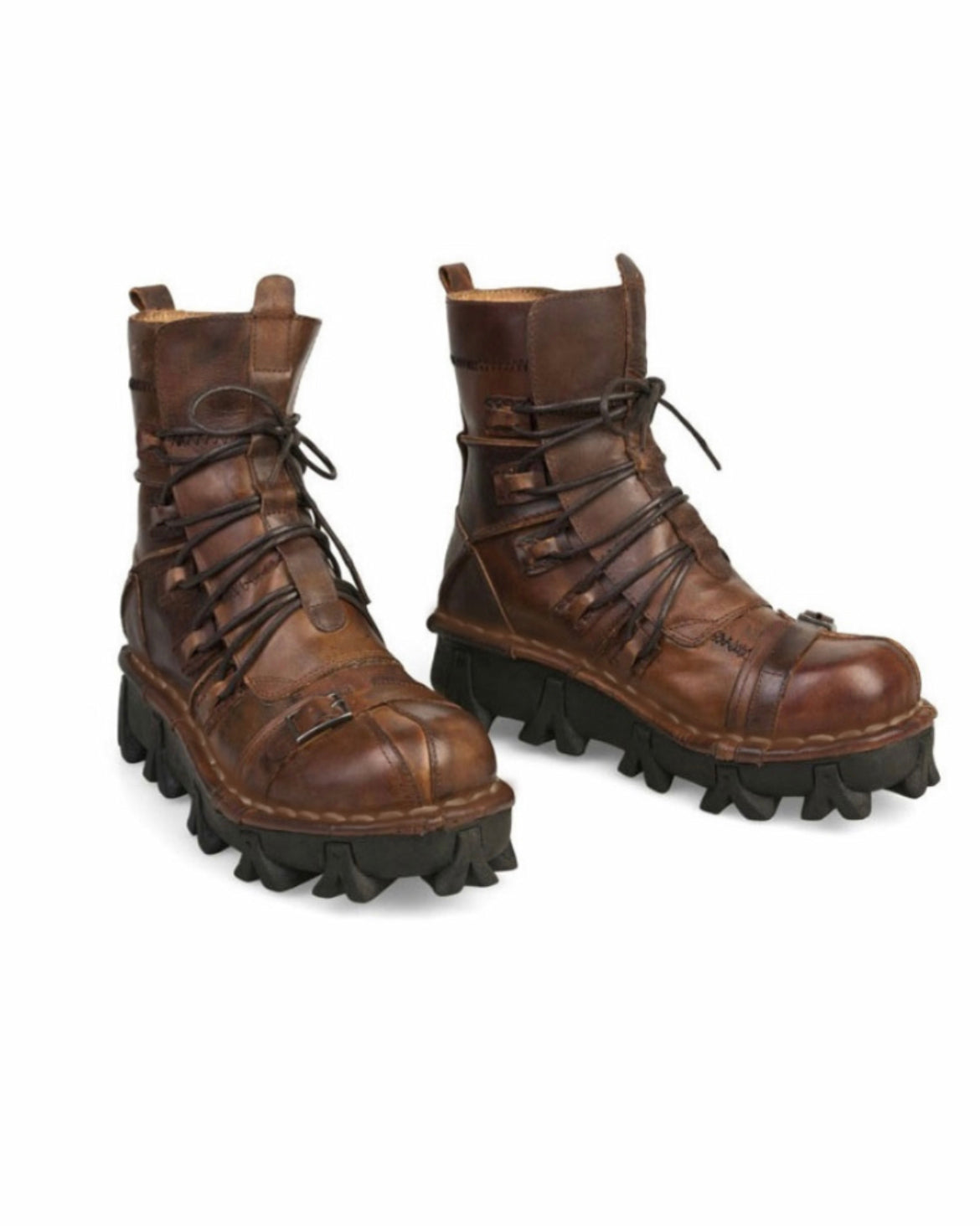 Unisex Techwear Punk Riding Boots - techwear boots - Unisex Techwear Punk Motorcycle Riding Boots - View 2