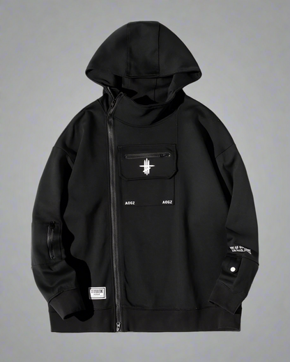 Unisex Zip Techwear Hoodie - techwear apparel - Unisex Zip Techwear Hoodie for Everyday Comfort - View 11