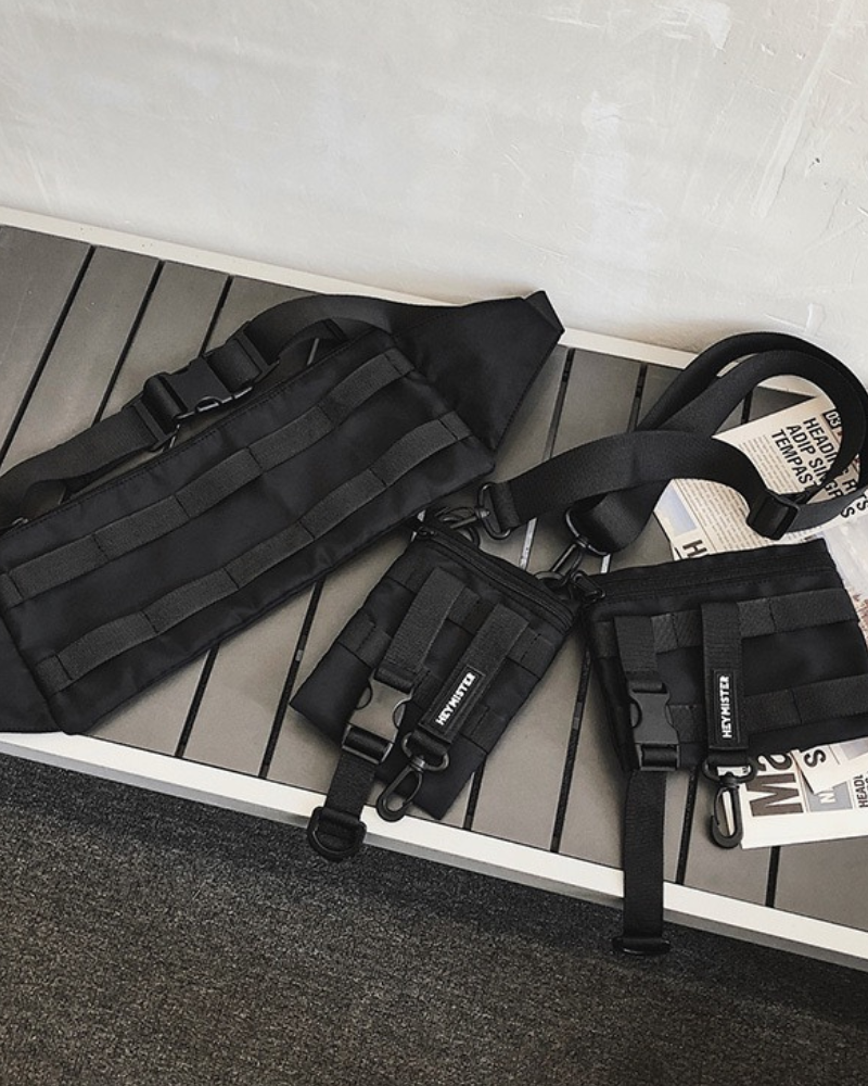Urban Adventure Sling Bag -  detachable sling bag - Waterproof Urban Sling Bag for Techwear Adventures - View 9