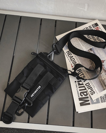 Urban Adventure Sling Bag -  lightweight nylon bag - Waterproof Urban Sling Bag for Techwear Adventures - View 10