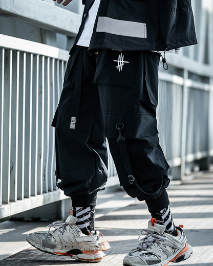 Urban Black Cargo Pants - trendy cargo pants - Trendy Black Cargo Pants for Comfortable Street Style - View 2