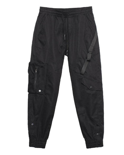 Urban Black Slim Cargo Pants -  black pants - Urban Black Slim Cargo Pants for Modern Performance - View 10