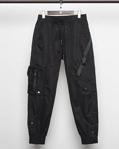 Urban Black Slim Cargo Pants - durable cargo pants - Urban Black Slim Cargo Pants for Modern Performance - View 9