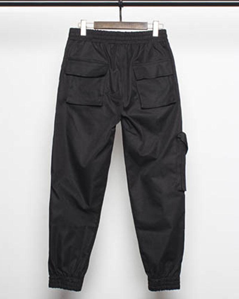 Urban Black Slim Cargo Pants -  moisture-wicking trousers - Urban Black Slim Cargo Pants for Modern Performance - View 11