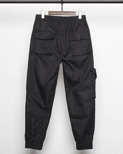 Urban Black Slim Cargo Pants -  moisture-wicking trousers - Urban Black Slim Cargo Pants for Modern Performance - View 11