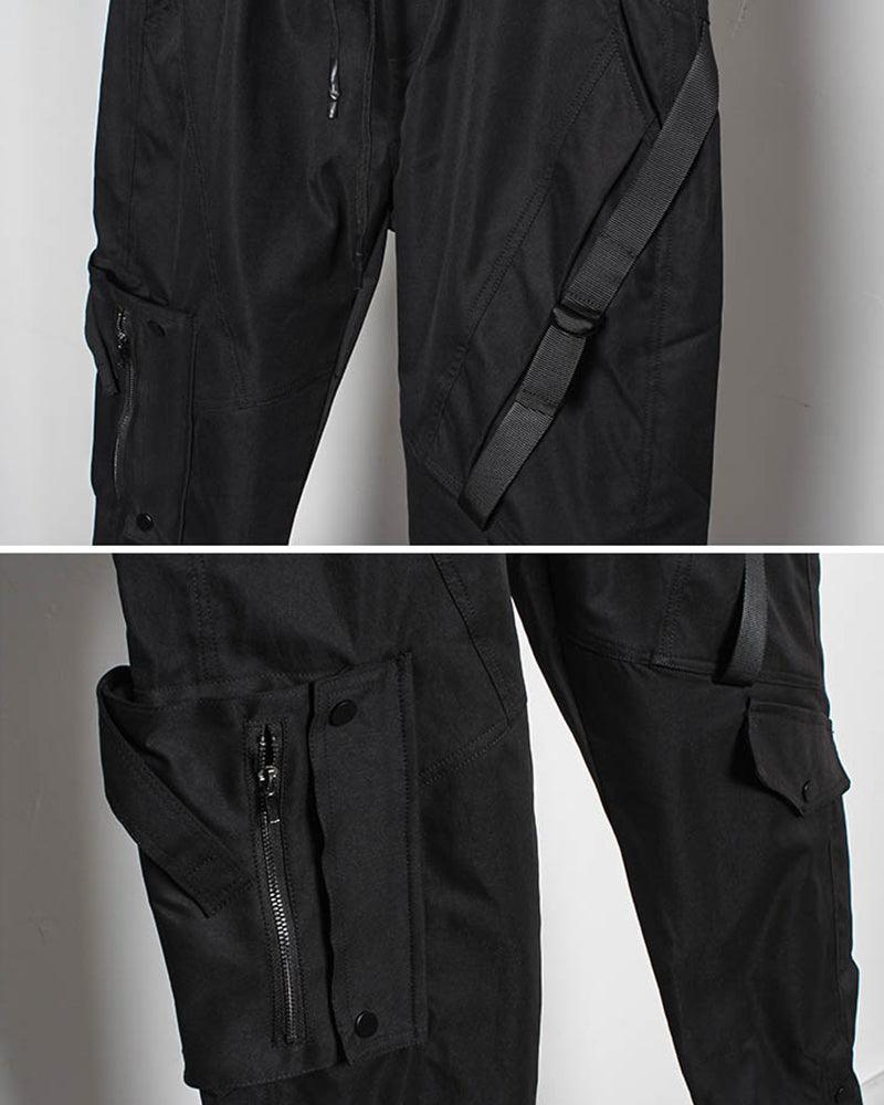 Urban Black Slim Cargo Pants -  slim fit - Urban Black Slim Cargo Pants for Modern Performance - View 13