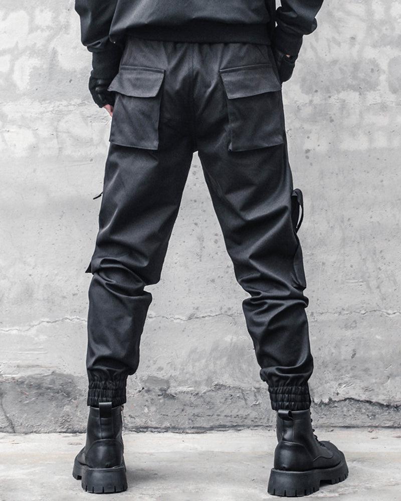 Urban Black Slim Cargo Pants -  slim fit - Urban Black Slim Cargo Pants for Modern Performance - View 6