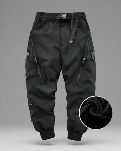 Urban Black Zip Cargo Pants - cargo pants - Urban Black Zip Cargo Pants for Modern Adventurers - View 2