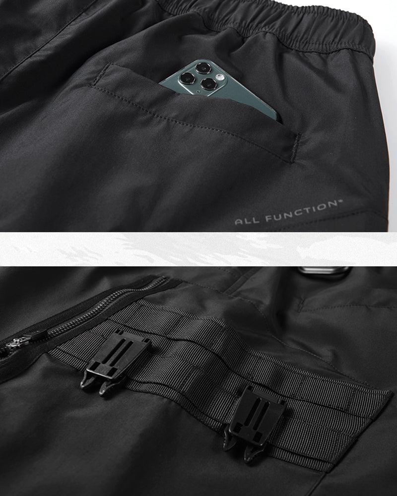 Urban Black Zip Cargo Pants - cargo pants - Urban Black Zip Cargo Pants for Modern Adventurers - View 9