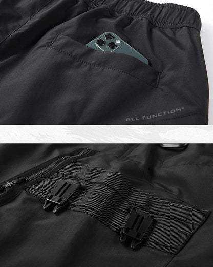Urban Black Zip Cargo Pants - cargo pants - Urban Black Zip Cargo Pants for Modern Adventurers - View 9