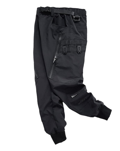 Urban Black Zip Cargo Pants -  durable outdoor pants - Urban Black Zip Cargo Pants for Modern Adventurers - View 4