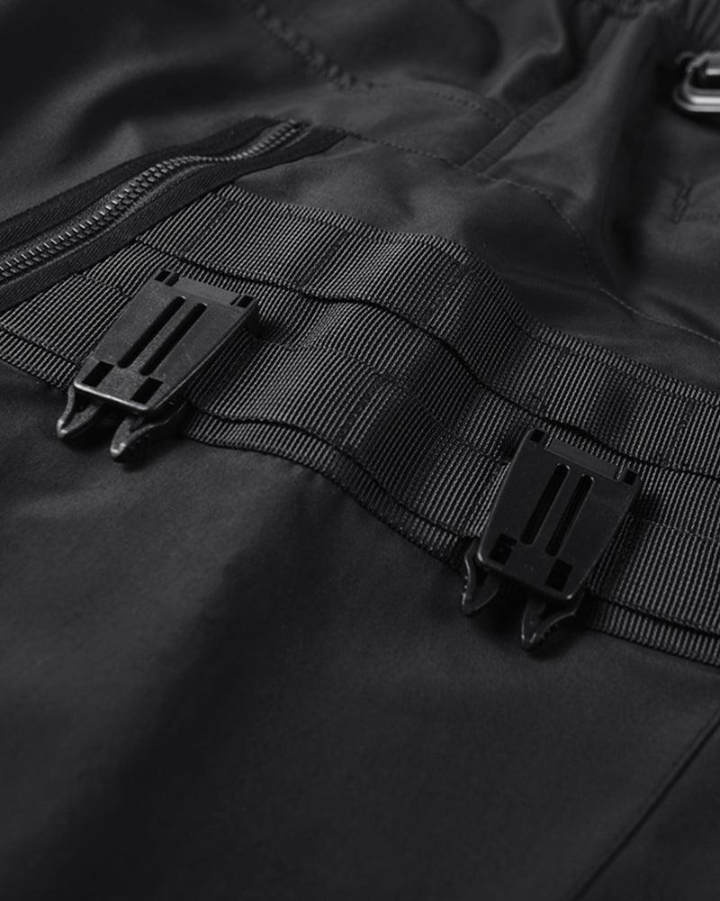 Urban Black Zip Cargo Pants -  multi-pocket design - Urban Black Zip Cargo Pants for Modern Adventurers - View 5