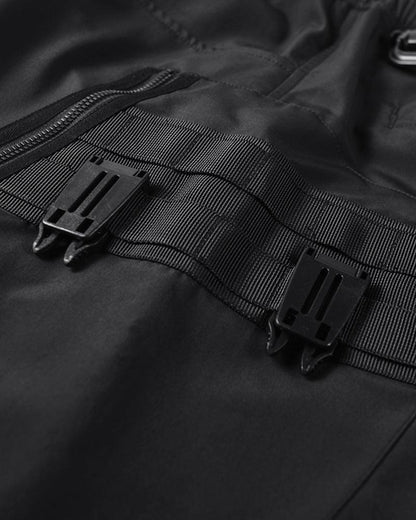 Urban Black Zip Cargo Pants -  multi-pocket design - Urban Black Zip Cargo Pants for Modern Adventurers - View 5