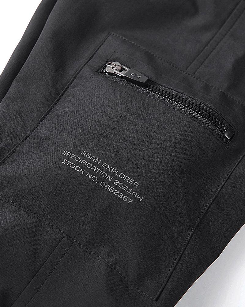 Urban Black Zip Cargo Pants -  outdoor pants - Urban Black Zip Cargo Pants for Modern Adventurers - View 6