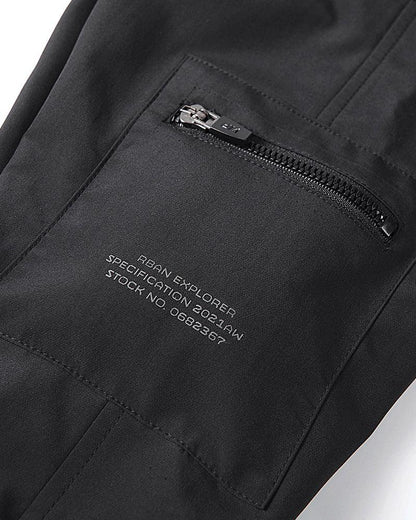 Urban Black Zip Cargo Pants -  outdoor pants - Urban Black Zip Cargo Pants for Modern Adventurers - View 6