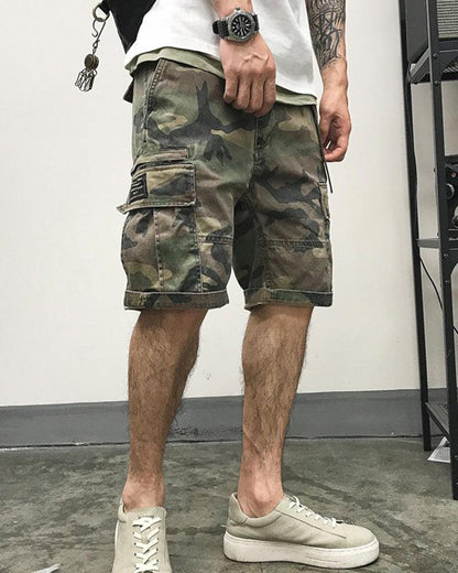 Urban Camo Cargo Shorts -  adventure shorts - Urban Camo Cargo Shorts for Outdoor Adventures - View 3