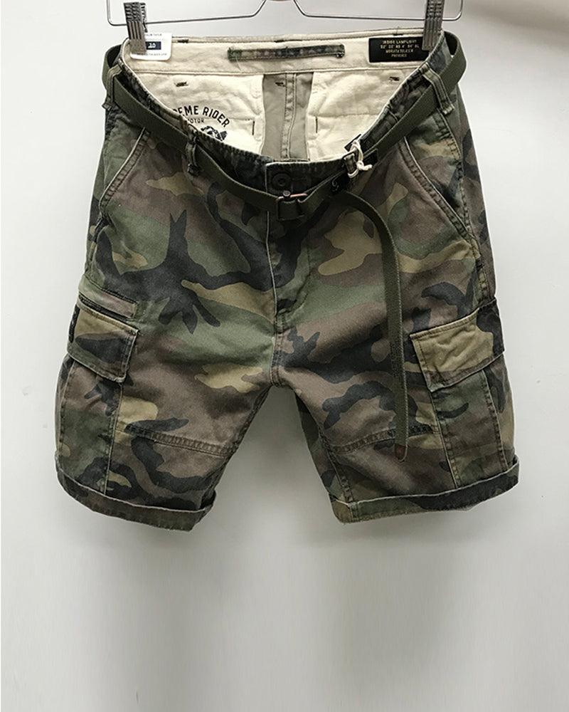Urban Camo Cargo Shorts -  camping shorts - Urban Camo Cargo Shorts for Outdoor Adventures - View 4