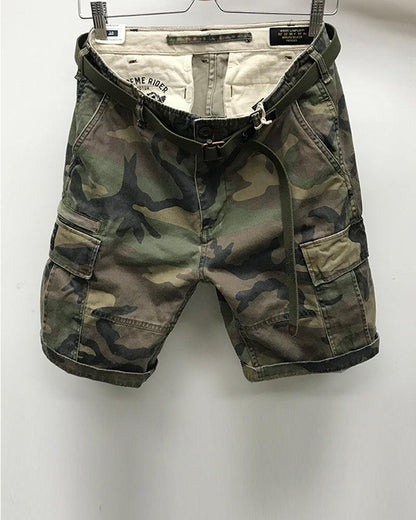 Urban Camo Cargo Shorts -  camping shorts - Urban Camo Cargo Shorts for Outdoor Adventures - View 4