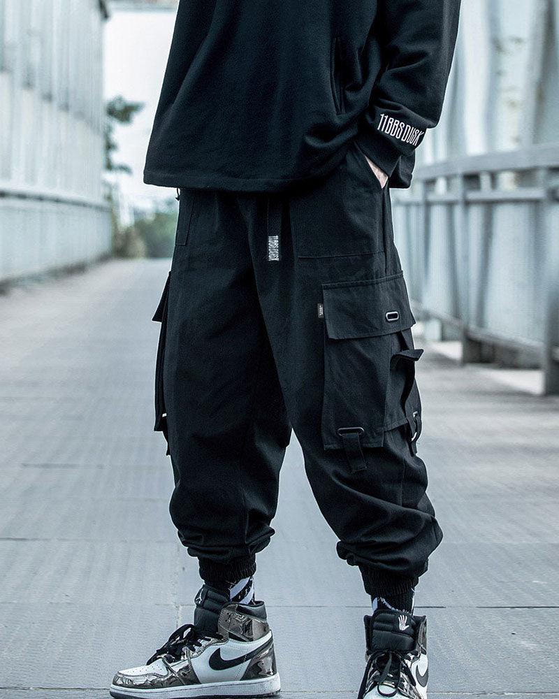 Urban Cargo Black Tech Pants -  machine washable cargo pants - Urban Cargo Black Tech Pants for Everyday Style - View 5