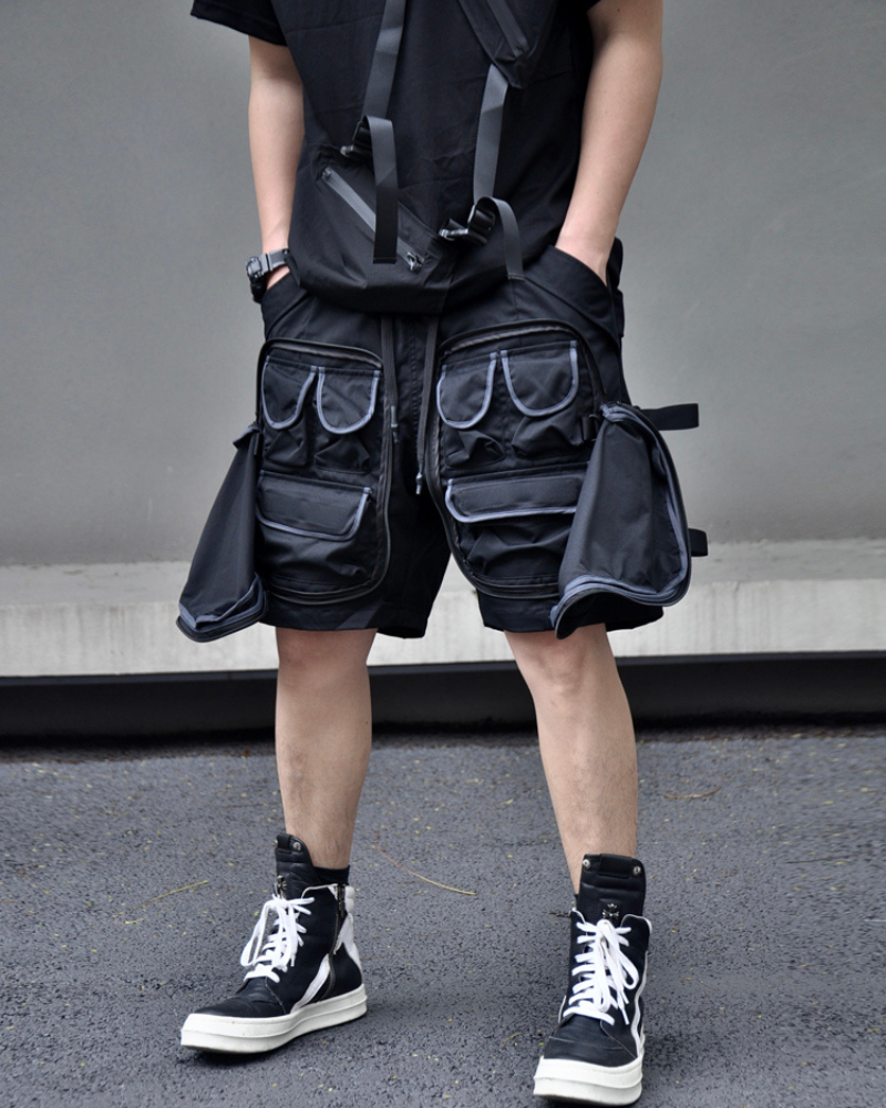 Urban Cargo Multi-Pocket Shorts - cargo shorts - Urban Cargo Multi-Pocket Shorts for Outdoor Adventures - Main view