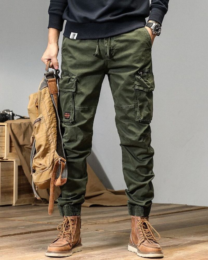 Urban Cargo Pants with Pockets - cargo pants - Trendy Urban Cargo Pants with Oversized Pockets - View 8