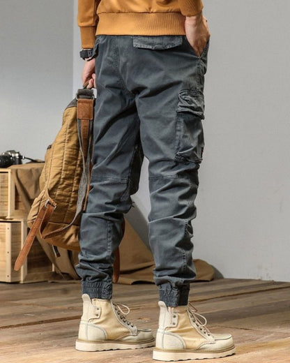 Urban Cargo Pants with Pockets -  everyday wear - Trendy Urban Cargo Pants with Oversized Pockets - View 10
