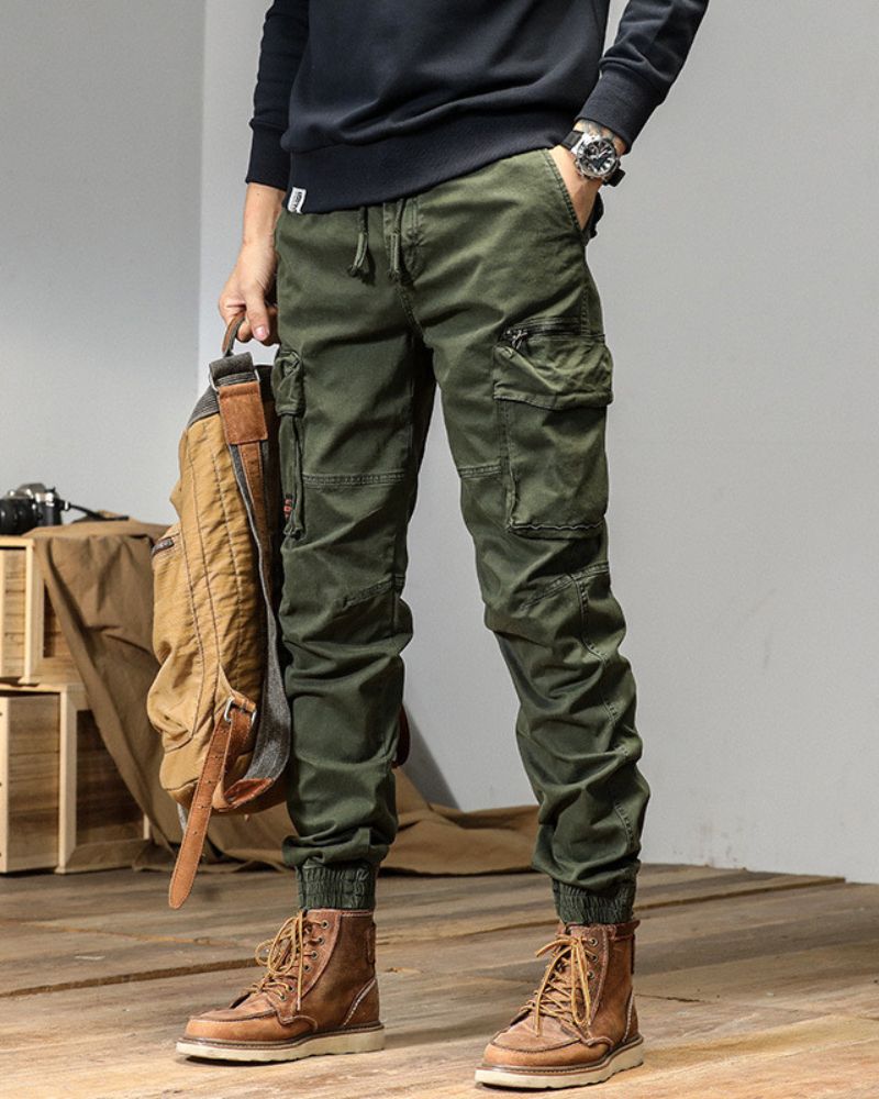 Urban Cargo Pants with Pockets -  fashion pants - Trendy Urban Cargo Pants with Oversized Pockets - View 4