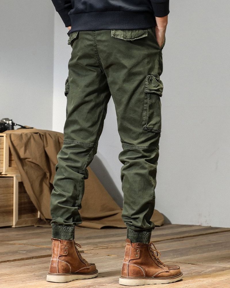 Urban Cargo Pants with Pockets -  oversized pockets - Trendy Urban Cargo Pants with Oversized Pockets - View 12