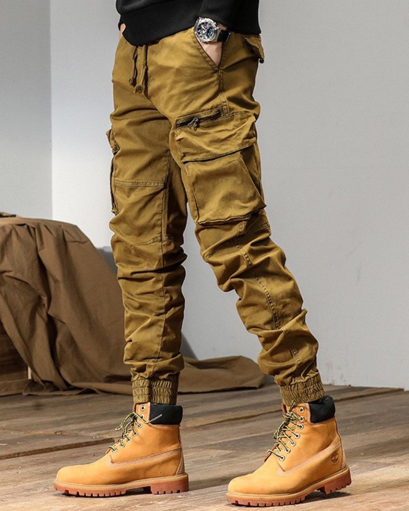 Urban Cargo Pants with Pockets -  oversized pockets - Trendy Urban Cargo Pants with Oversized Pockets - View 5