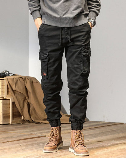 Urban Cargo Pants with Pockets - trendy cargo pants - Trendy Urban Cargo Pants with Oversized Pockets - View 2