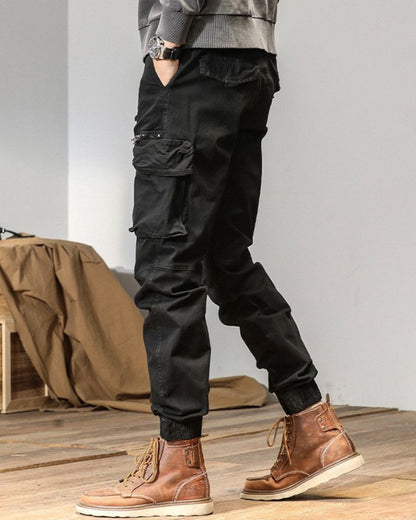 Urban Cargo Pants with Pockets - trendy cargo pants - Trendy Urban Cargo Pants with Oversized Pockets - View 9