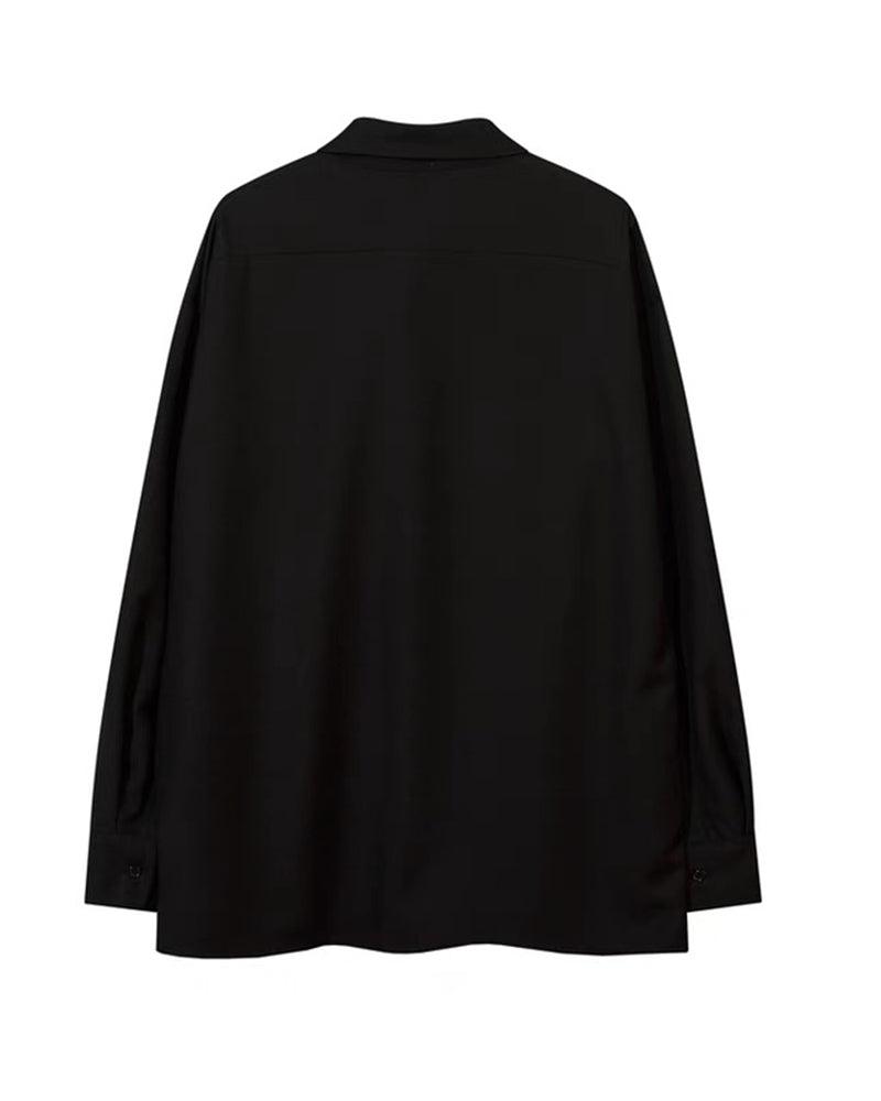 Urban Chain Tie Long Sleeve -  techwear shirt - Urban Chain Tie Long Sleeve Shirt for Modern Style - View 9