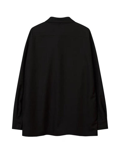 Urban Chain Tie Long Sleeve -  techwear shirt - Urban Chain Tie Long Sleeve Shirt for Modern Style - View 9