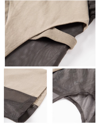 Urban Chic Hollow Stitch Tee - street-inspired design - Stylish Urban Chic Hollow Stitch Tee for Everyday Wear - View 12