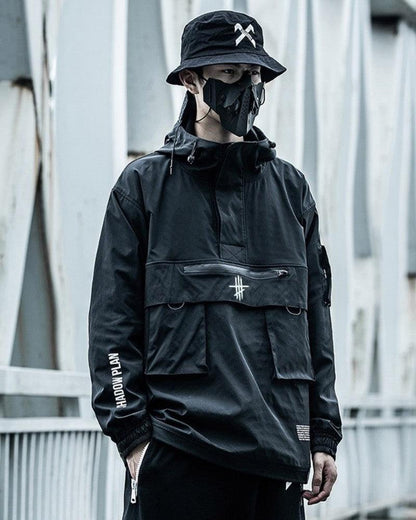 Urban Chic Pocket Jacket - urban - Urban Chic Pocket Jacket for Comfortable Techwear Style - View 2