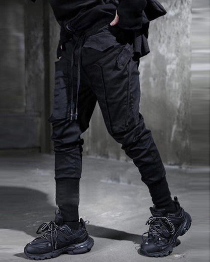 Urban Chic Slim Cargo Pants -  comfortable cargo pants - Urban Chic Slim Cargo Pants with Oversized Pockets - View 4