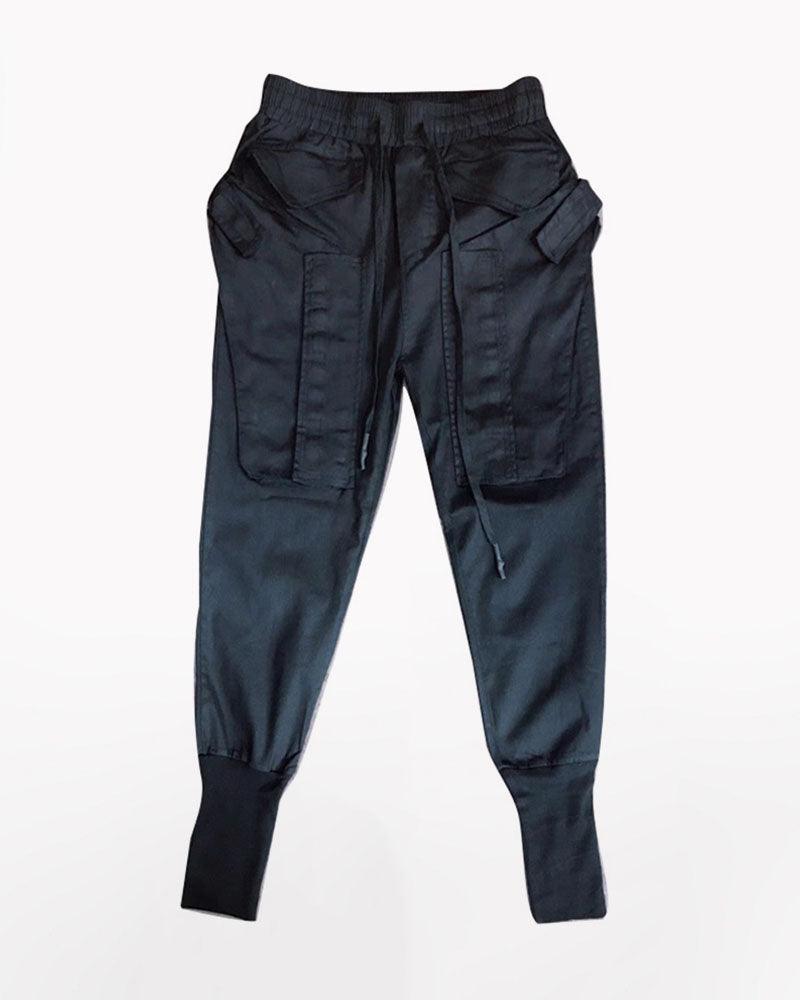 Urban Chic Slim Cargo Pants -  modern style - Urban Chic Slim Cargo Pants with Oversized Pockets - View 5