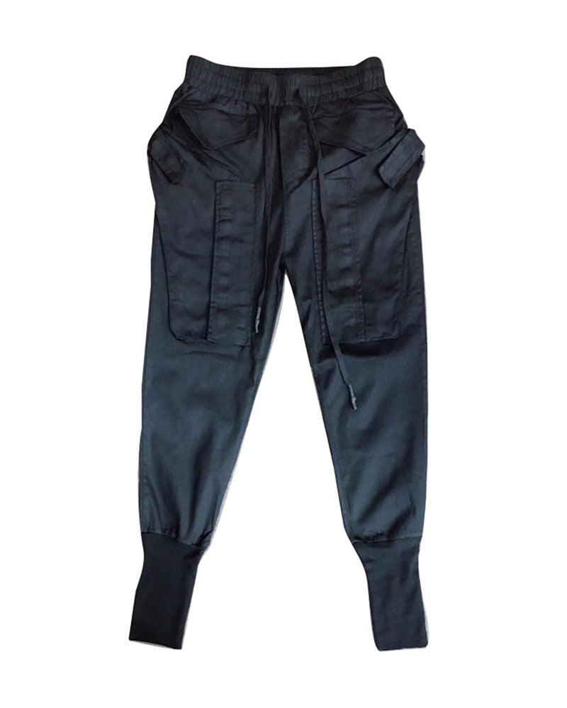 Urban Chic Slim Cargo Pants -  oversized pockets - Urban Chic Slim Cargo Pants with Oversized Pockets - View 6