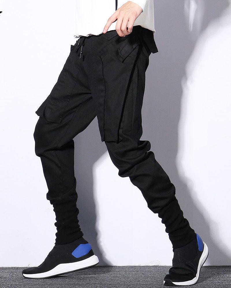 Urban Chic Slim Cargo Pants - stylish cargo pants - Urban Chic Slim Cargo Pants with Oversized Pockets - View 2
