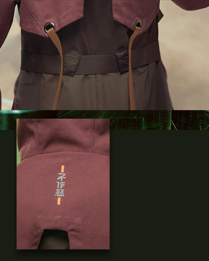 Urban Cyberpunk Denim Trench - techwear baggy jeans - Urban Cyberpunk Denim Trench for Everyday Style - View 11