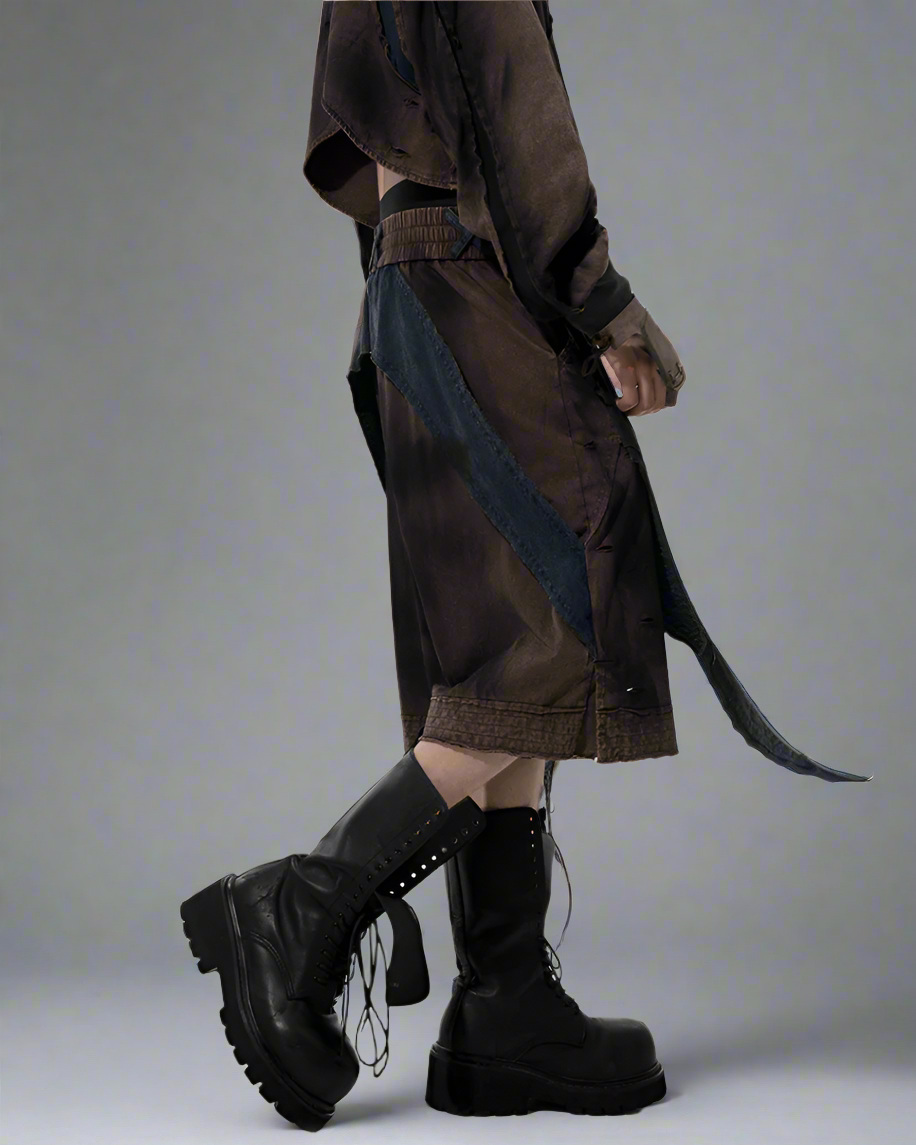 Urban Distressed Techwear Set -  city life clothing - Stylish Urban Distressed Techwear Set for City Life - View 11
