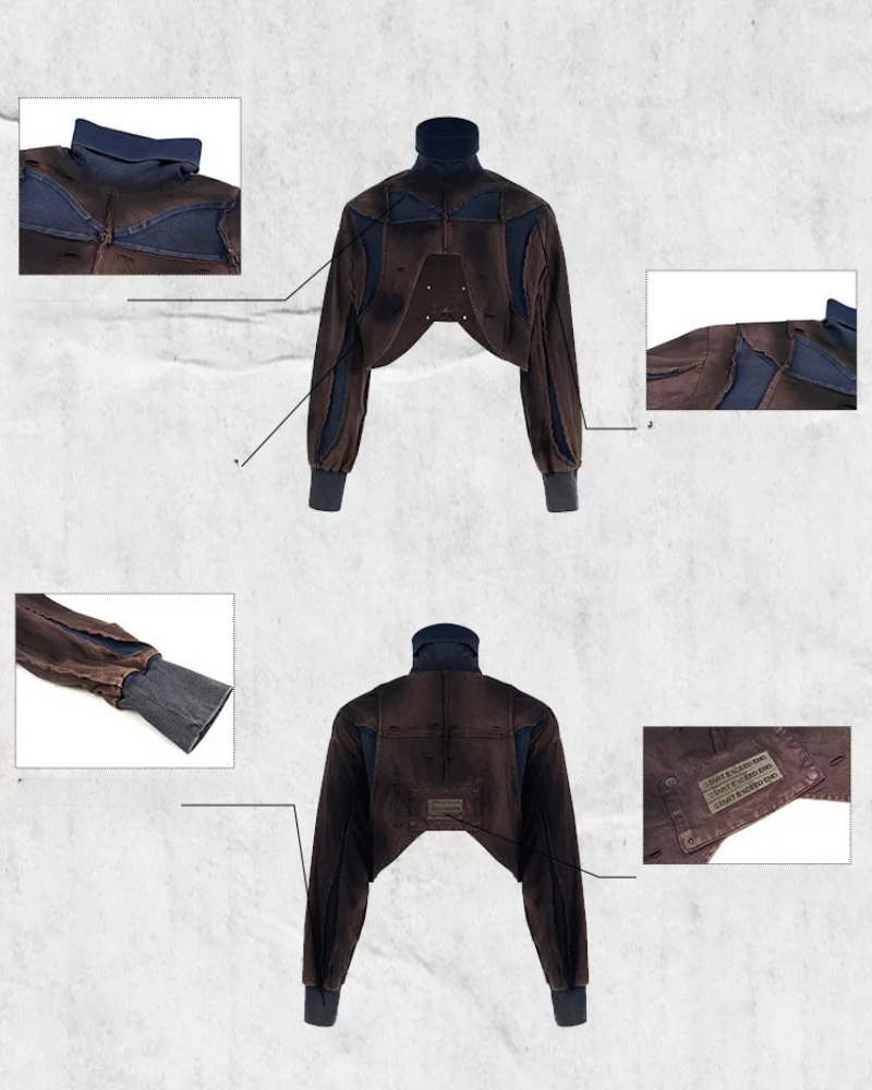 Urban Distressed Techwear Set - techwear - Stylish Urban Distressed Techwear Set for City Life - View 17