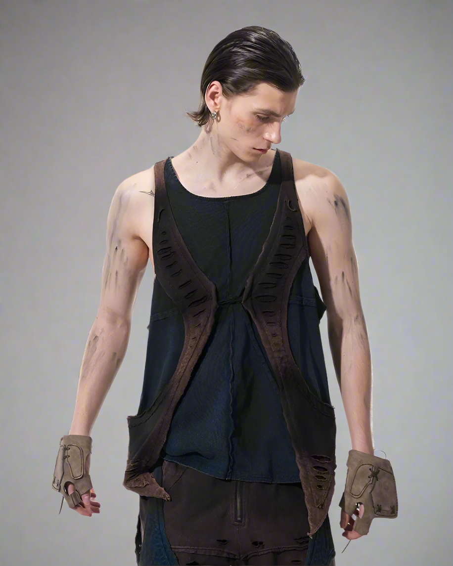 Urban Distressed Techwear Set -  urban style - Stylish Urban Distressed Techwear Set for City Life - View 8