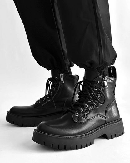 Urban Edge High-Top Motorcycle Boots - motorcycle boots - Urban Edge High-Top Motorcycle Boots for City Adventure - View 2
