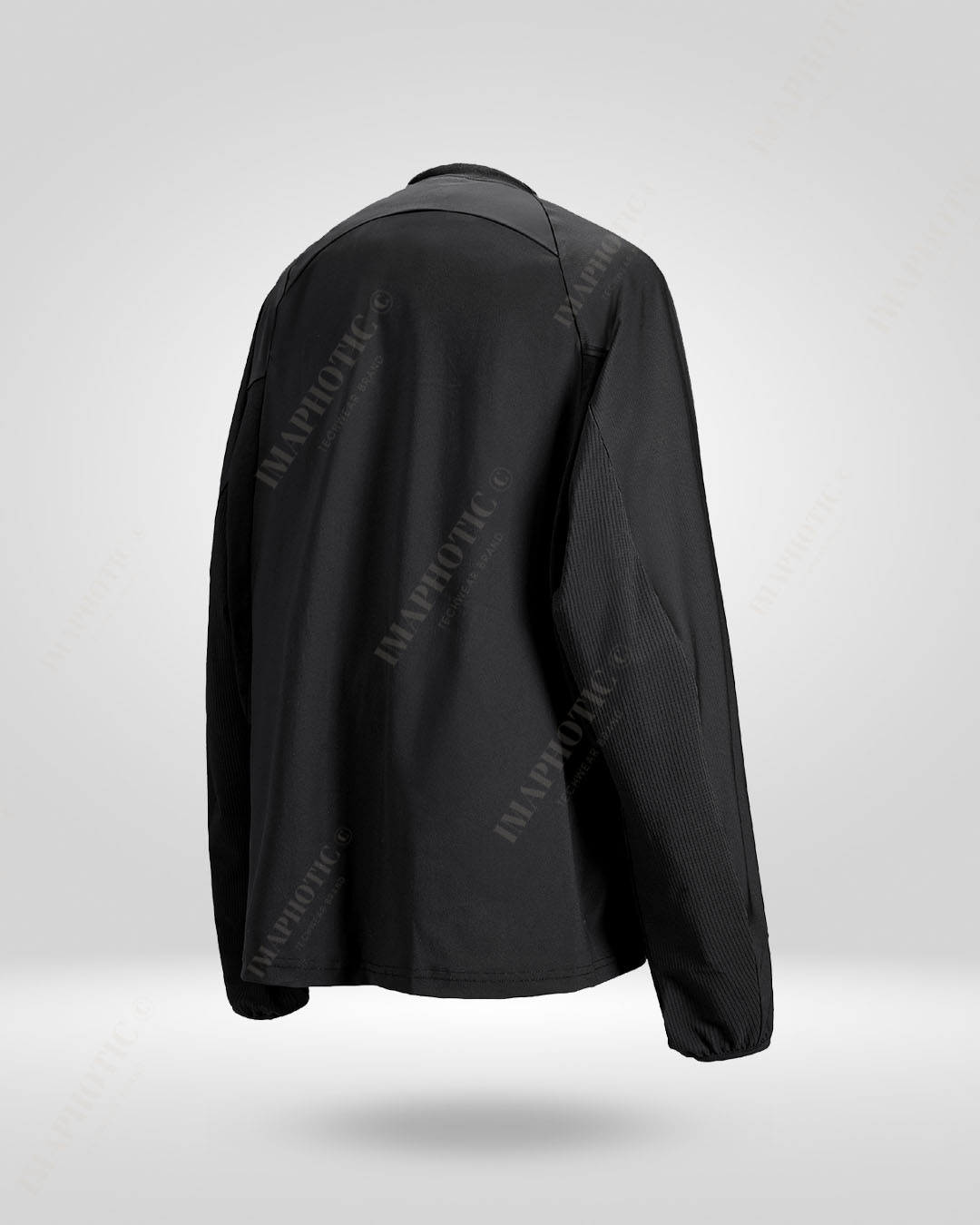 Urban Edge Tactical Raglan Sweatshirt | Modern Black Attire - tactical sweatshirt - Tactical Black Raglan Sweatshirt for Stylish Comfort - View 11