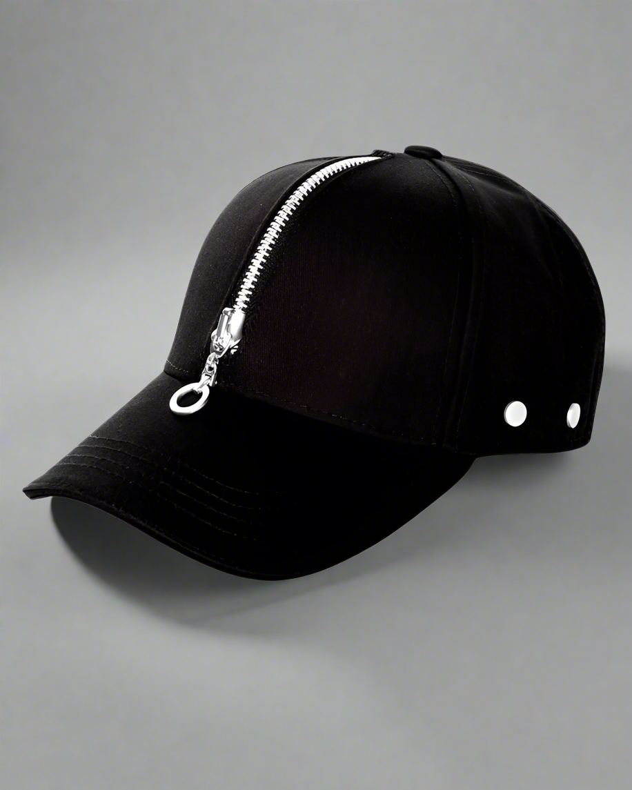 Urban Edge Zipper Cap - adjustable cap - Urban Edge Zipper Cap for a Stylish Street Look - Main view