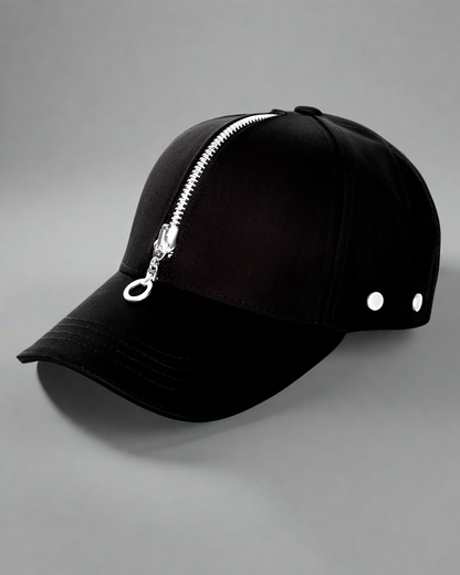 Urban Edge Zipper Cap - adjustable cap - Urban Edge Zipper Cap for a Stylish Street Look - Main view