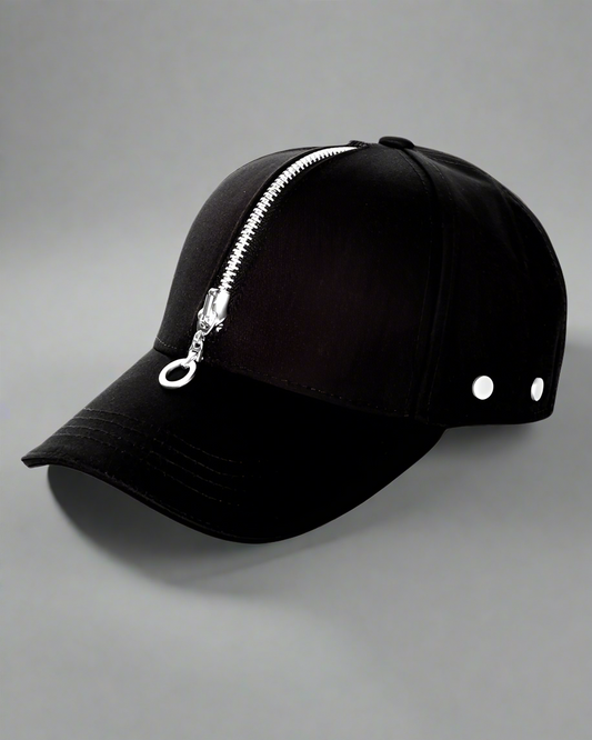 Urban Edge Zipper Cap - adjustable cap - Urban Edge Zipper Cap for a Stylish Street Look - Main view