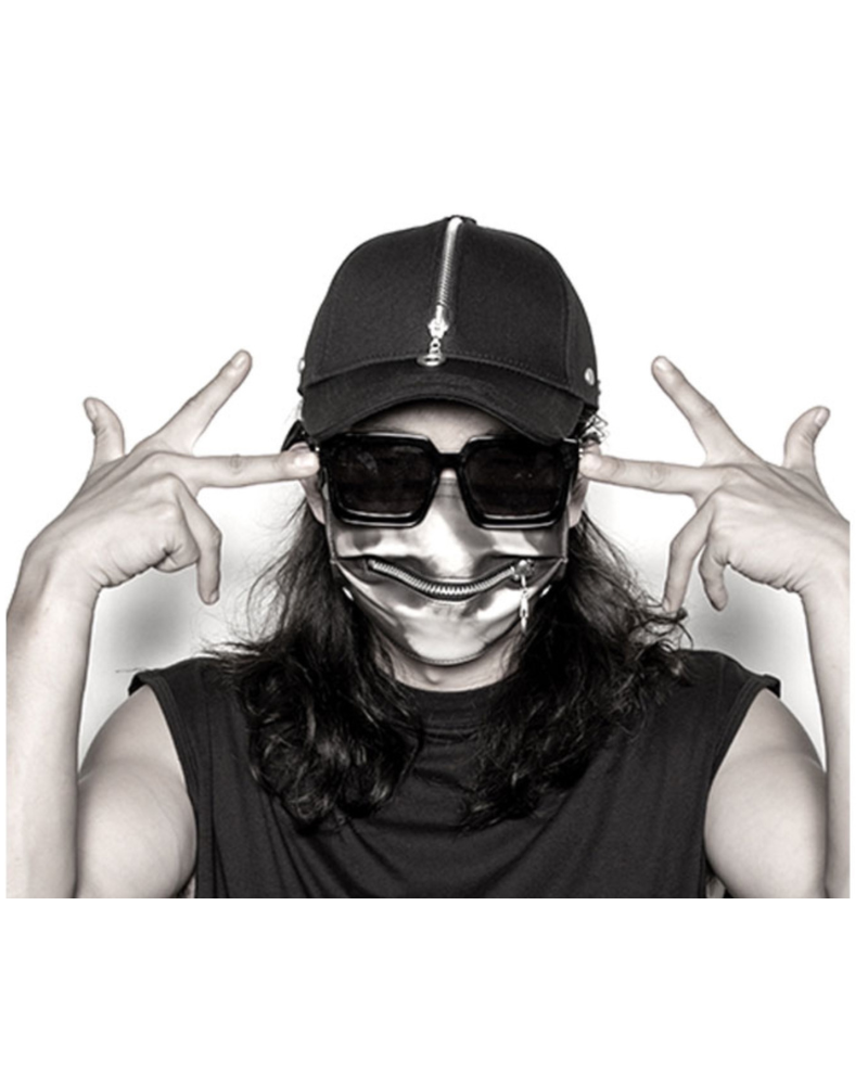 Urban Edge Zipper Cap - zipper cap - Urban Edge Zipper Cap for a Stylish Street Look - View 2