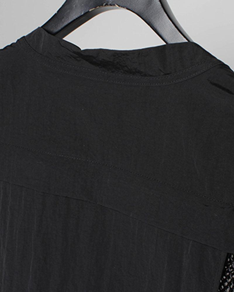 Urban Fishnet Cargo Vest -  urban fashion - Urban Fishnet Cargo Vest for Techwear Style - View 9